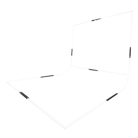 EASIFRAME Cyclorama Fabric Curved Frame Skin / Chroma Key White, Background Only 