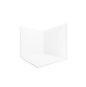 2.4m x 2.4m x 2.4m White Corner Photo Booth Background 