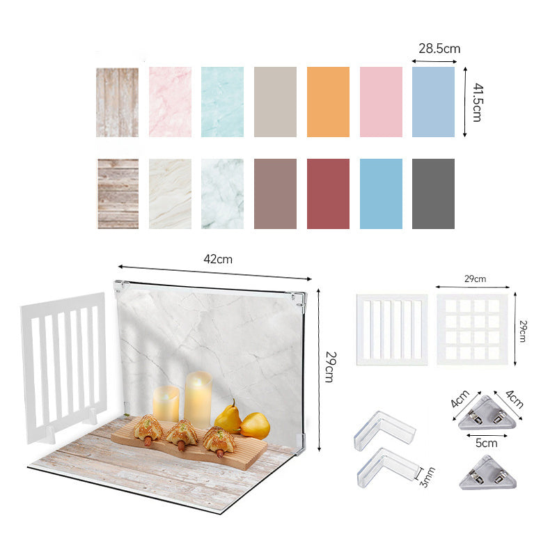 PiXAPRO 42x29cm Simple Table-Top Photography Backdrop Set 05