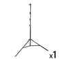240cm Air Cushioned Studio Light Stand 4 Section Interchangeable Fitting