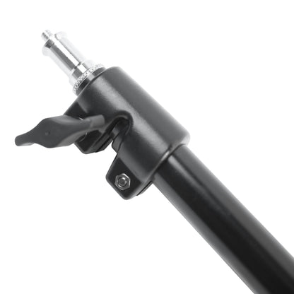 PiXAPRO 90-304cm Four-Sectioned Centre-Pole with Hex Stud close up of 5/8" Spigot Stud