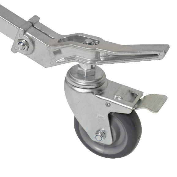 153-333cm Super Heavy-Duty Stainless Steel Junior-Pin Roller Combo Stand