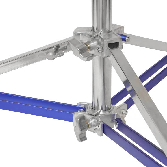 153-333cm Super Heavy-Duty Stainless Steel Junior-Pin Roller Combo Stand