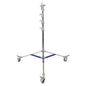 156-468cm Heavy-Duty Junior-Pin Studio Roller Light Stand
