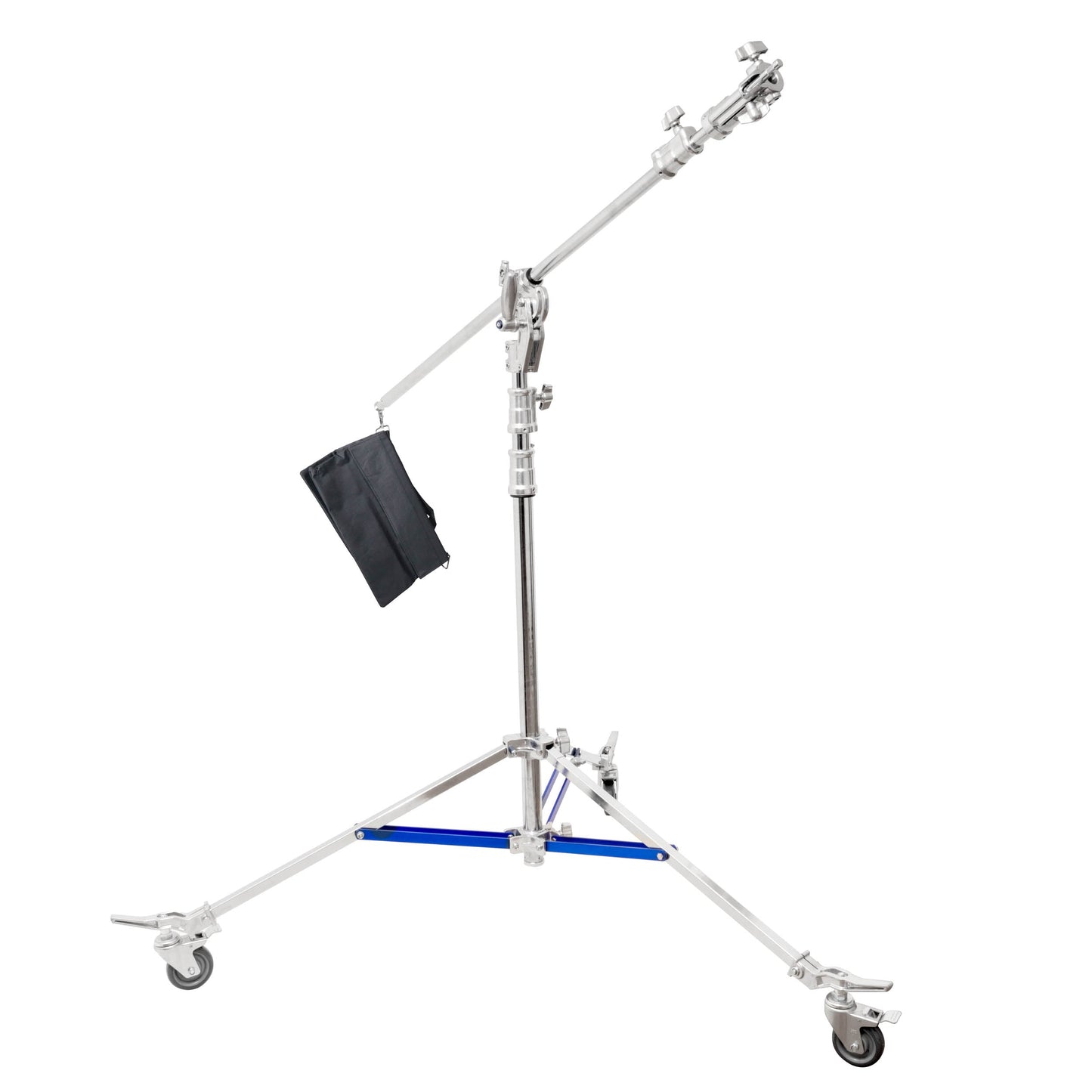 PiXAPRO 532cm Heavy-Duty Stainless-Steel Wheeled Junior Combo Boom Light Stand