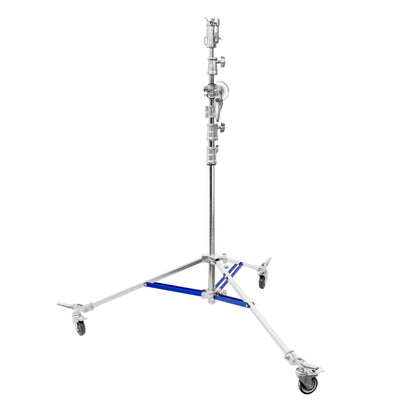 PiXAPRO 532cm Heavy-Duty Stainless-Steel Wheeled Junior Combo Boom Light Stand