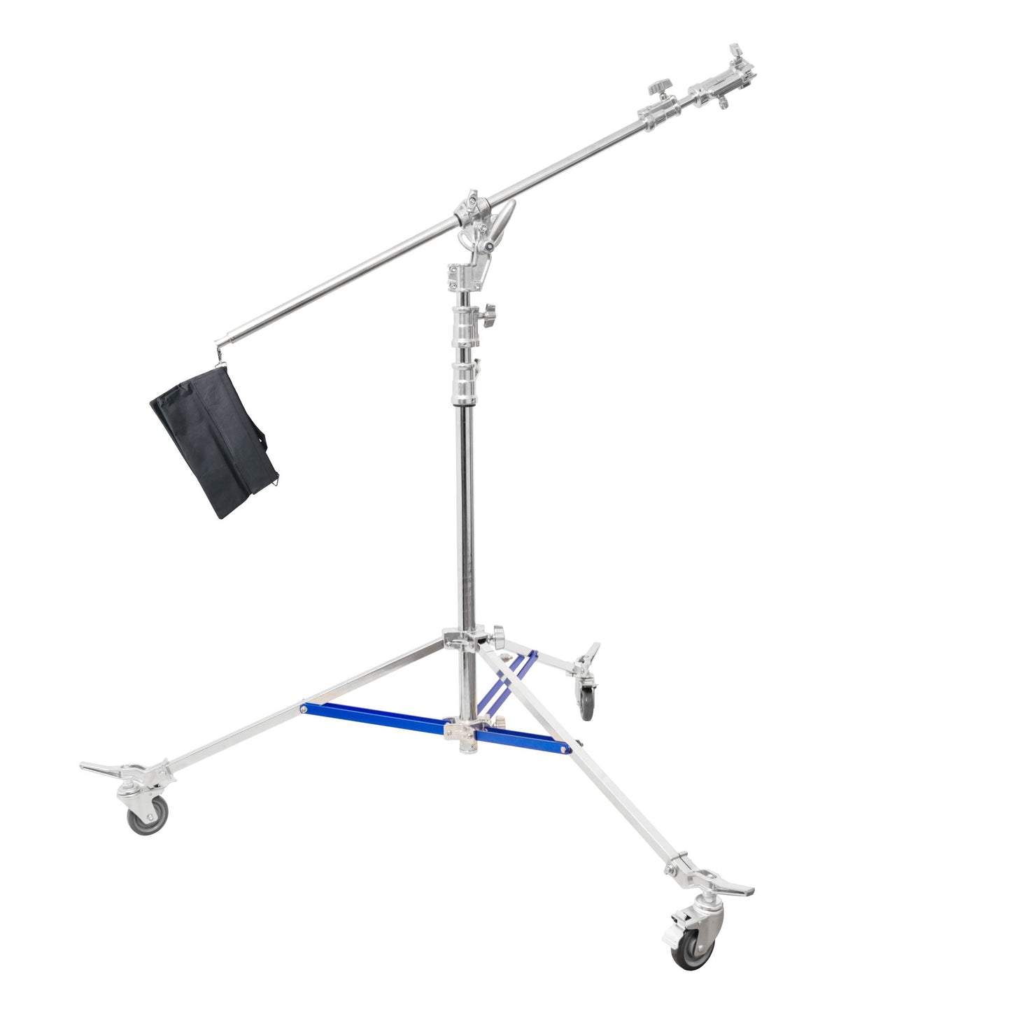 PiXAPRO 532cm Heavy-Duty Stainless-Steel Wheeled Junior Combo Boom Light Stand