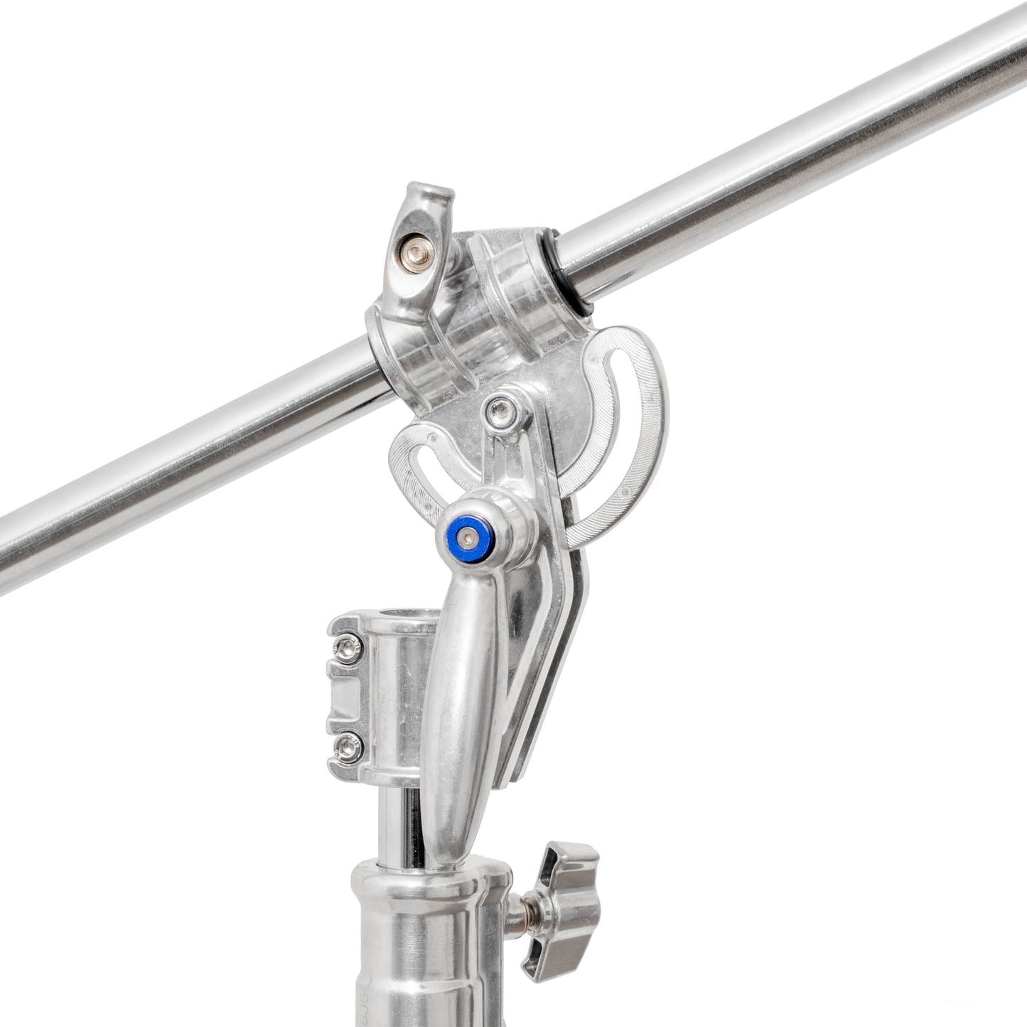 PiXAPRO 532cm Heavy-Duty Stainless-Steel Wheeled Junior Combo Boom Light Stand Metal Hinge Joint