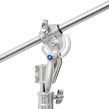 PiXAPRO 532cm Heavy-Duty Stainless-Steel Wheeled Junior Combo Boom Light Stand Metal Hinge Joint