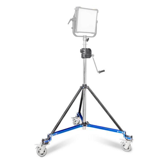 280cm Heavy-Duty Geared Light Stand with Wheels - PixaPro 
