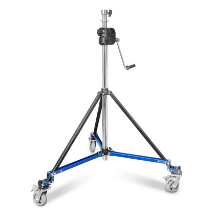 280cm Heavy-Duty Geared Light Stand with Wheels - PixaPro 