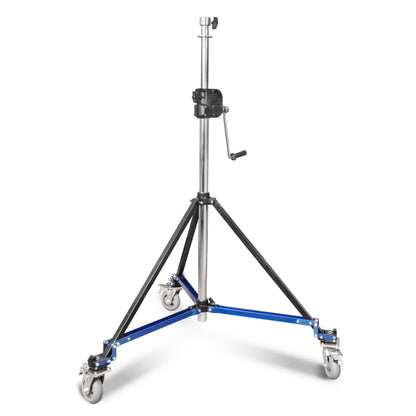 280cm Heavy-Duty Geared Light Stand with Wheels - PixaPro 