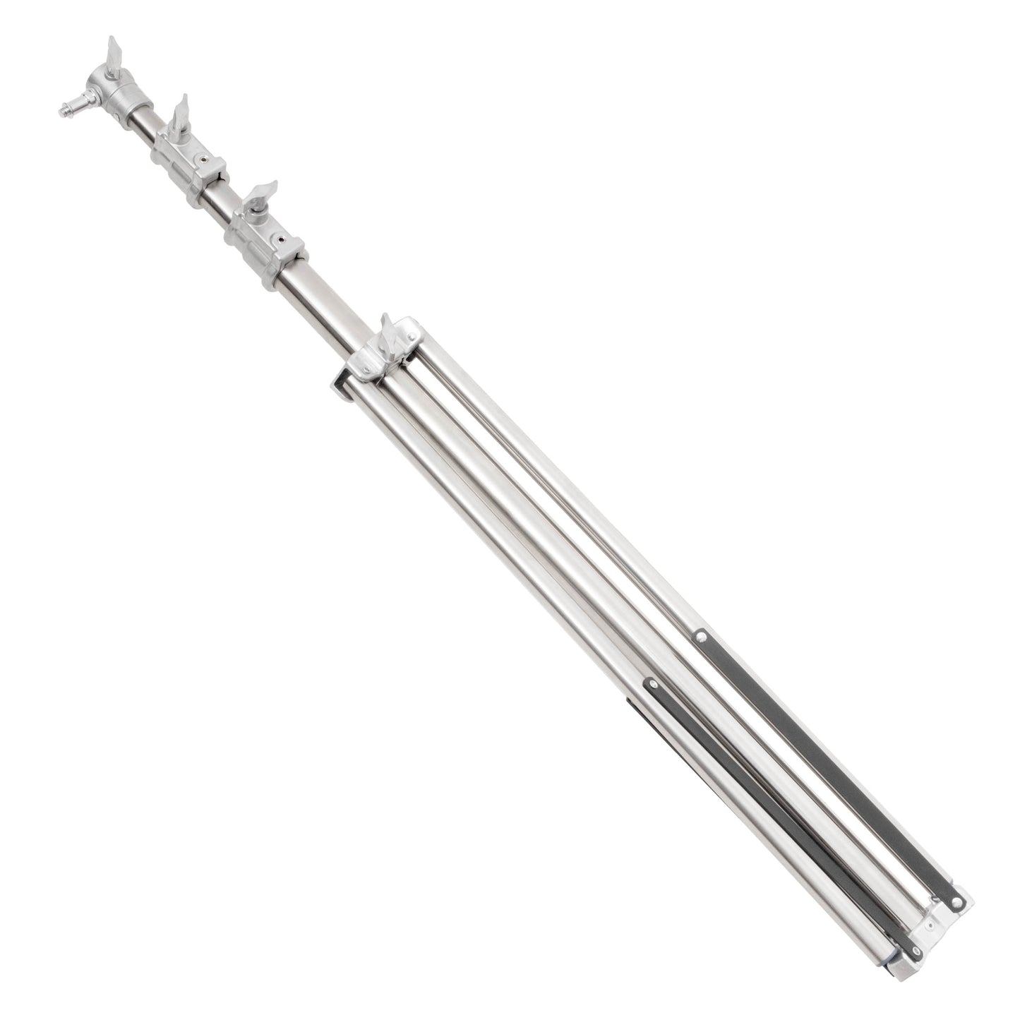 PiXAPRO 2.7m Heavy-Duty Stainless Steel Light Stand  Collapsed