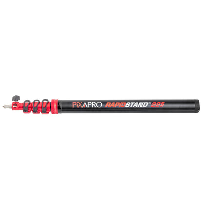 RapidStand 225cm Portable Lighting Stand with Self-Deploying Legs (Patented Design)