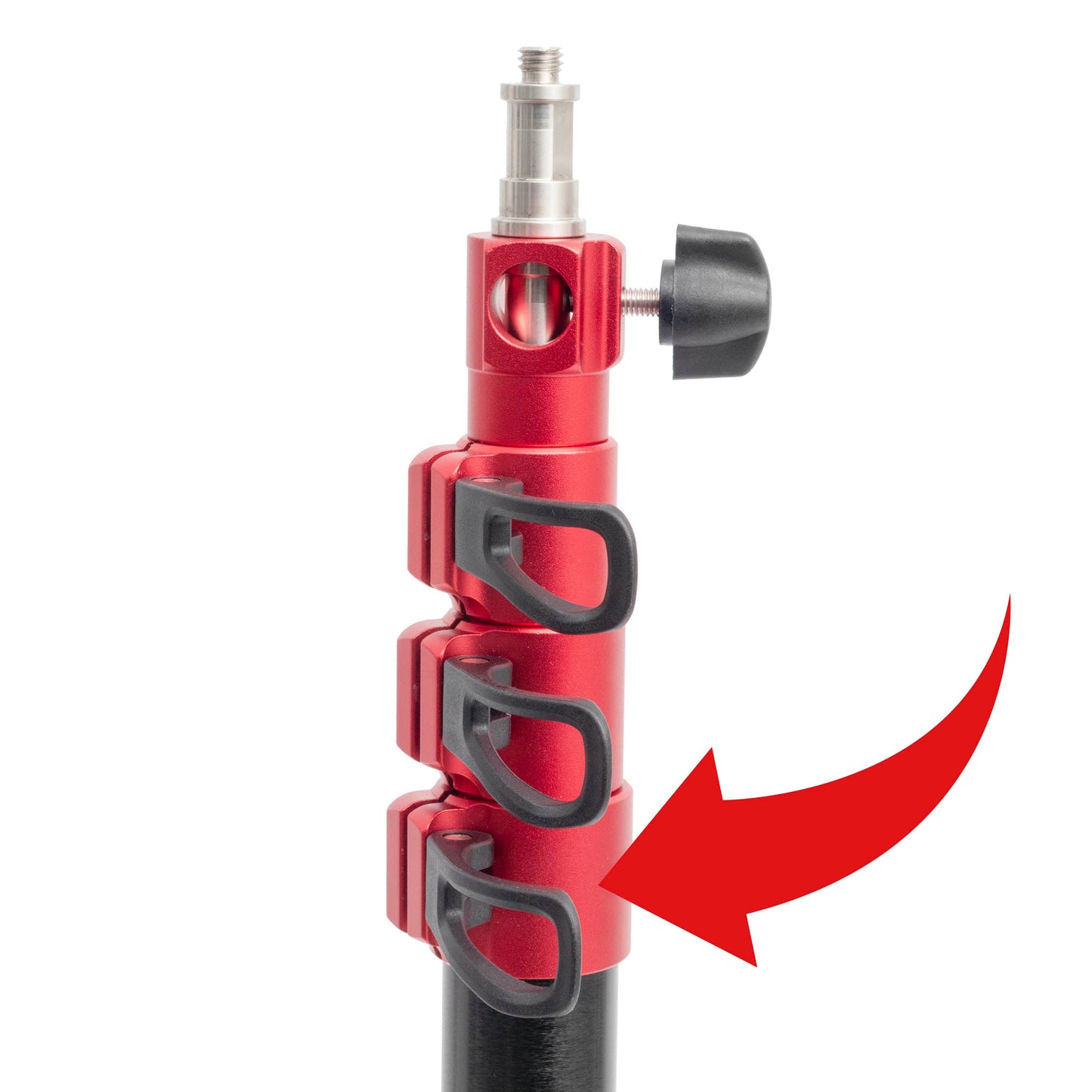 RapidStand 225cm Portable Lighting Stand with Self-Deploying Legs (Patented Design)