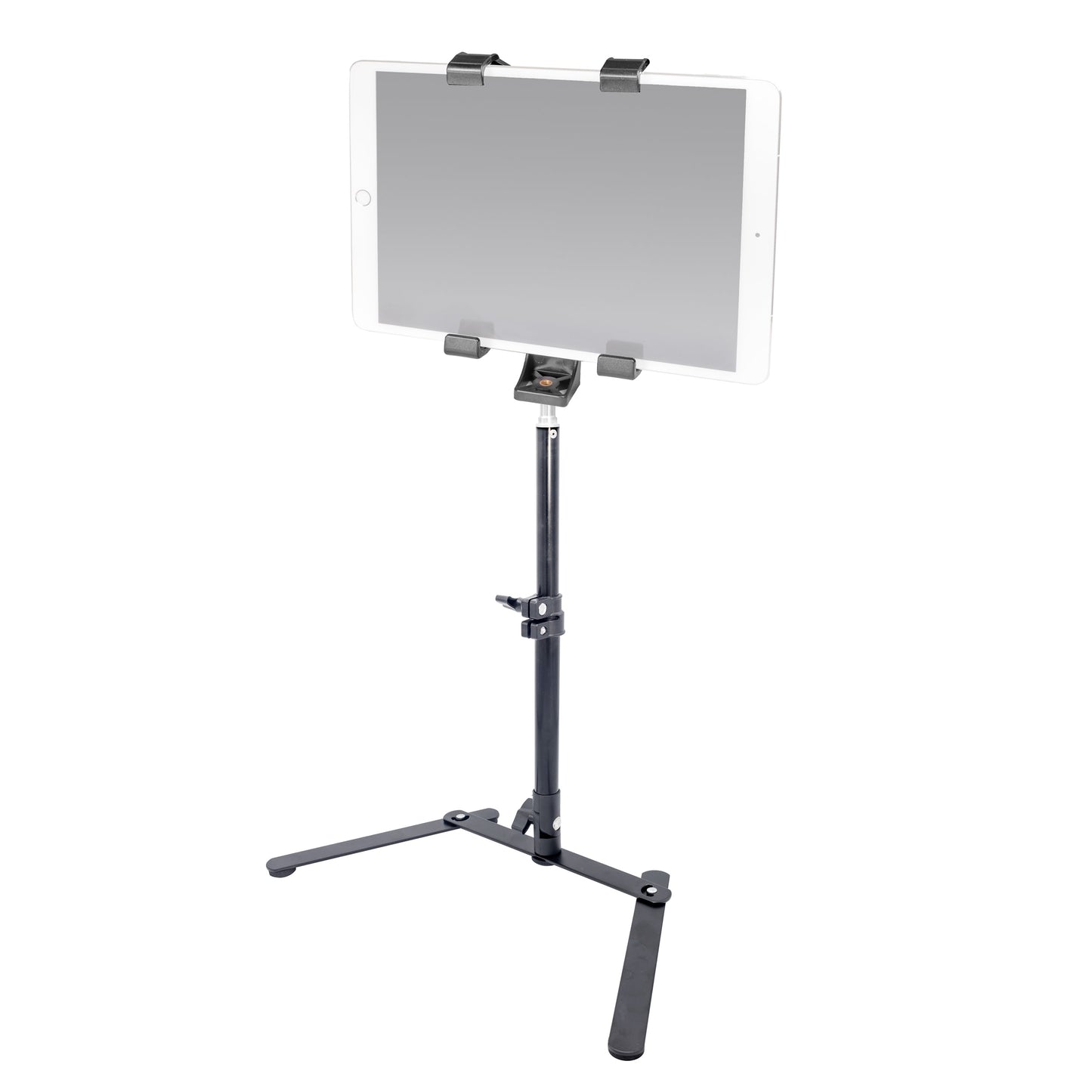 Adjustable Tabletop/Desk Light Stand with Tablet Mounting Bracket