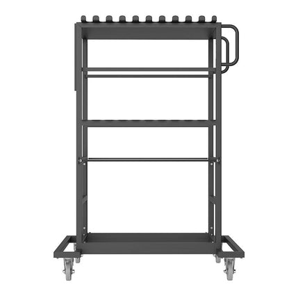 Rolling Utility Storage Workstation Cart with Wheels for C-Stand