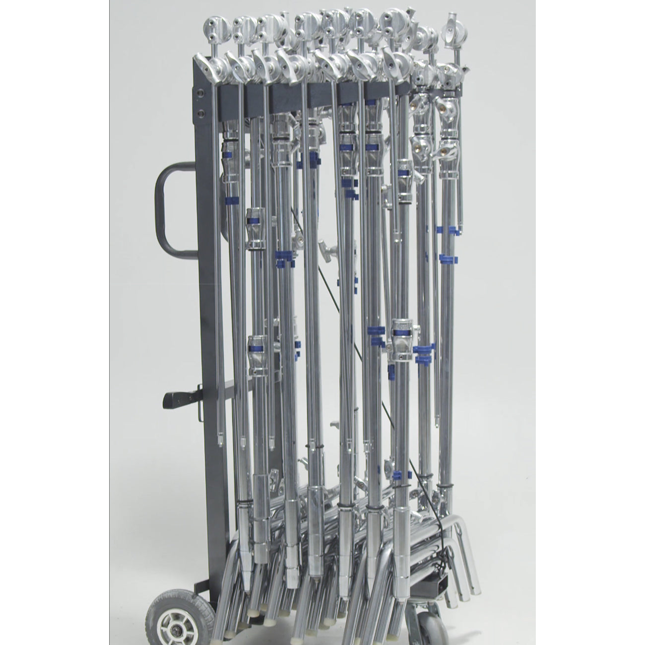 PixaPro Heavy-Duty Large Rolling Utility Cart with Handle With a Number of C-Stands