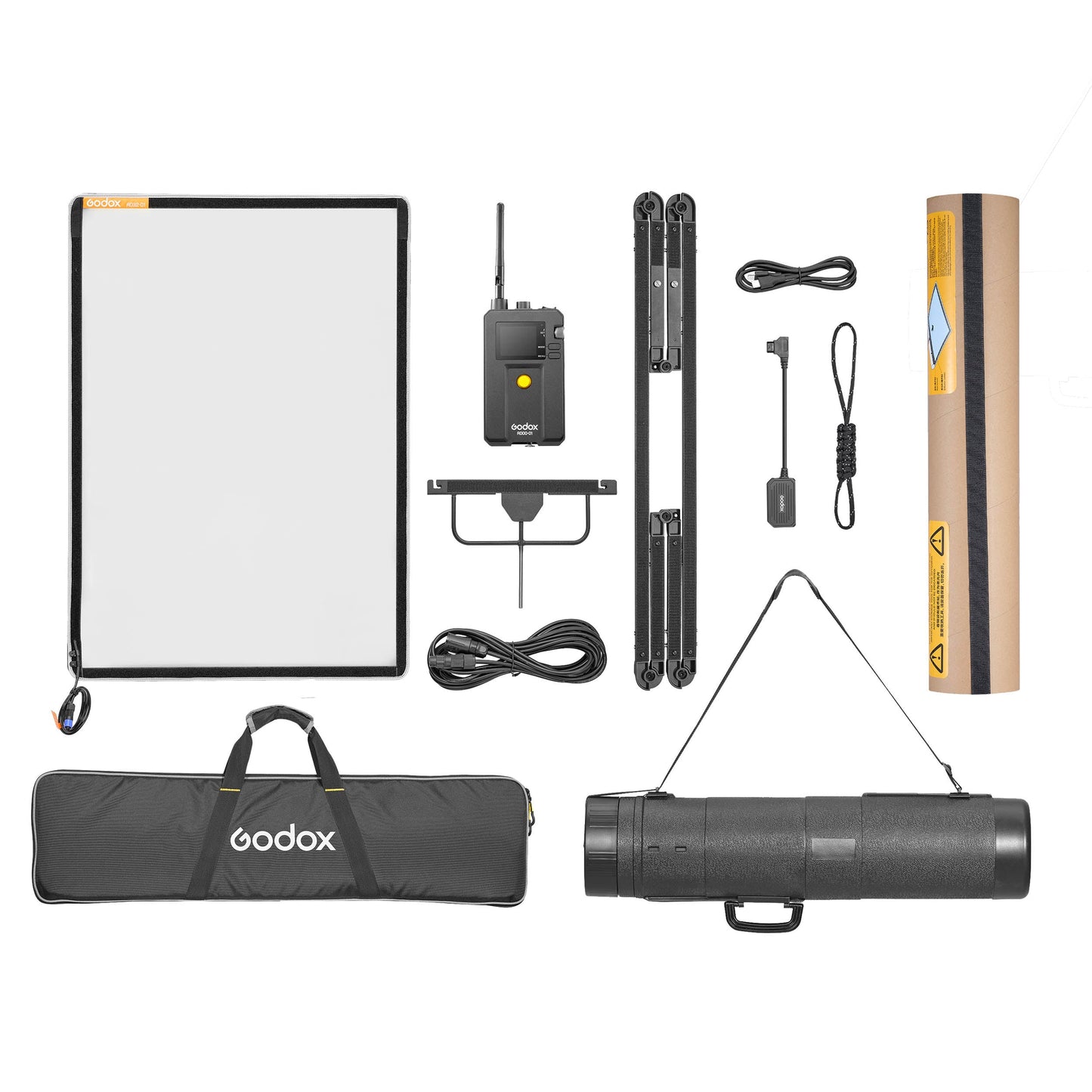 Godox KNOWLED AD32 3x2 Adjustable Scrim Diffuser Box Content