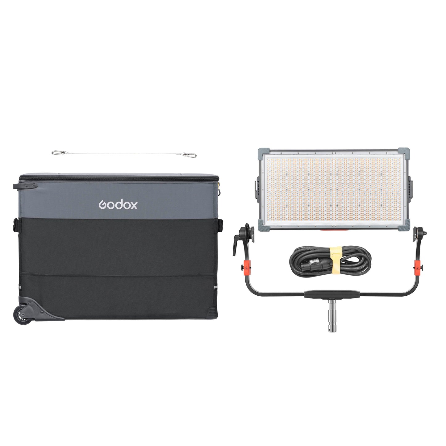 Godox KNOWLED P1200R HARD P8 K1 2'x1' Full-Colour RGB LED Pixel Panel Box Content