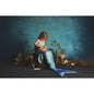 2x3 Abstract Blue Green Studio Photography Backdrop