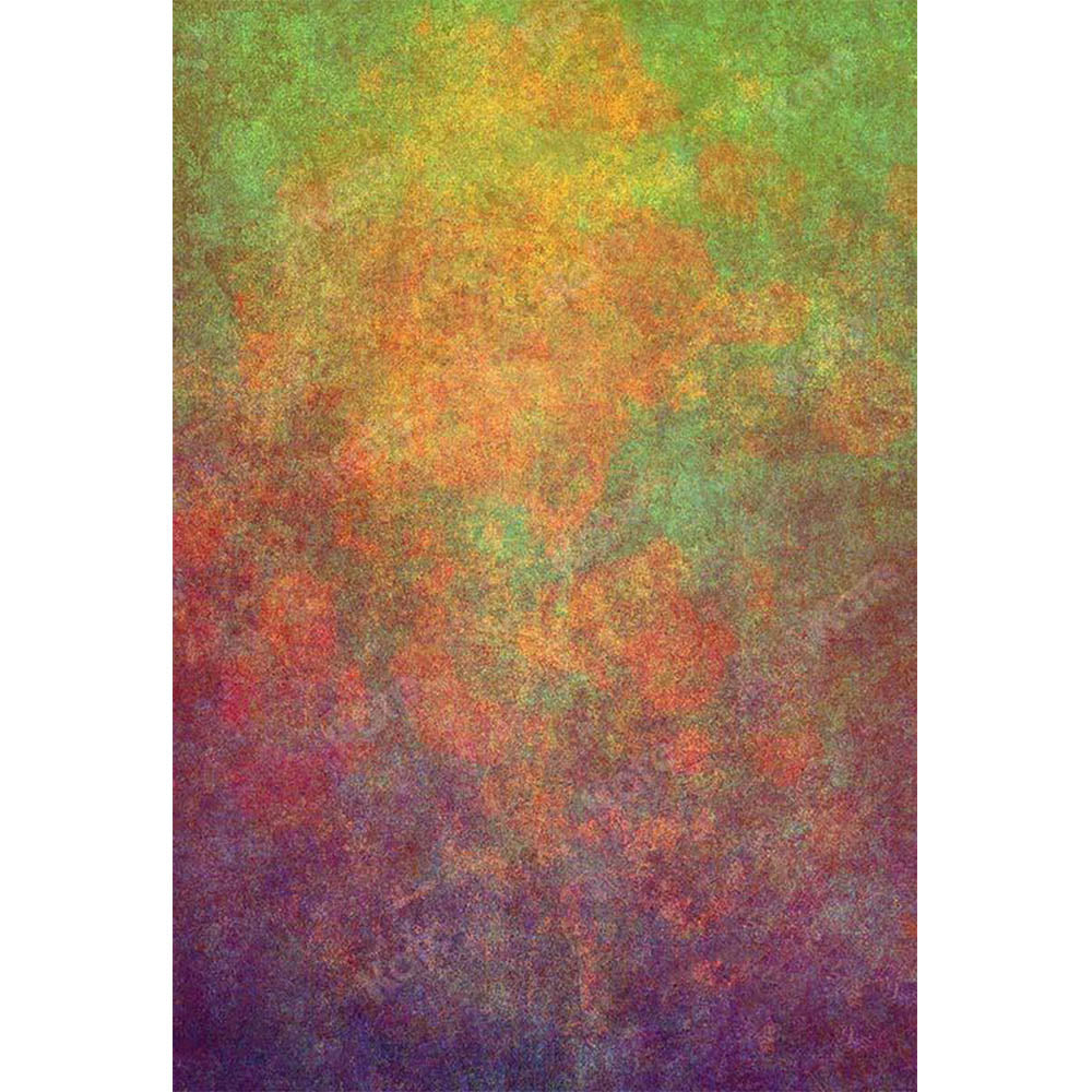 Kate Backdrops 2x3 Abstract Rusty Orange Green Textured Studio  Backdrop