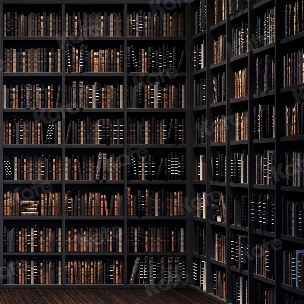 2x3m Library Bookshelf Books Studio Photography Backdrop