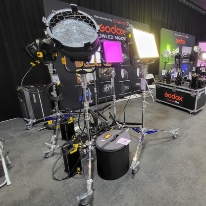 107-220cm Stainless-Steel Heavy-Duty Photoshoot Light Stand