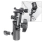 Tiltable Swivel Umbrella Adapter Bracket/ Tilthead with Hotshoe Attachment