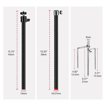 3-in-1 360 Degree Adjustable Aluminium Field Camera Mount Stand