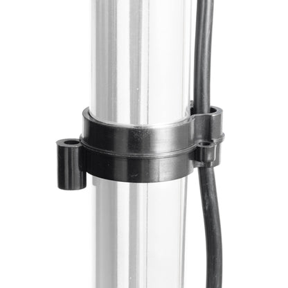 PixaPro C-Stand Cable Clip mounted to a stand holding a power cable
