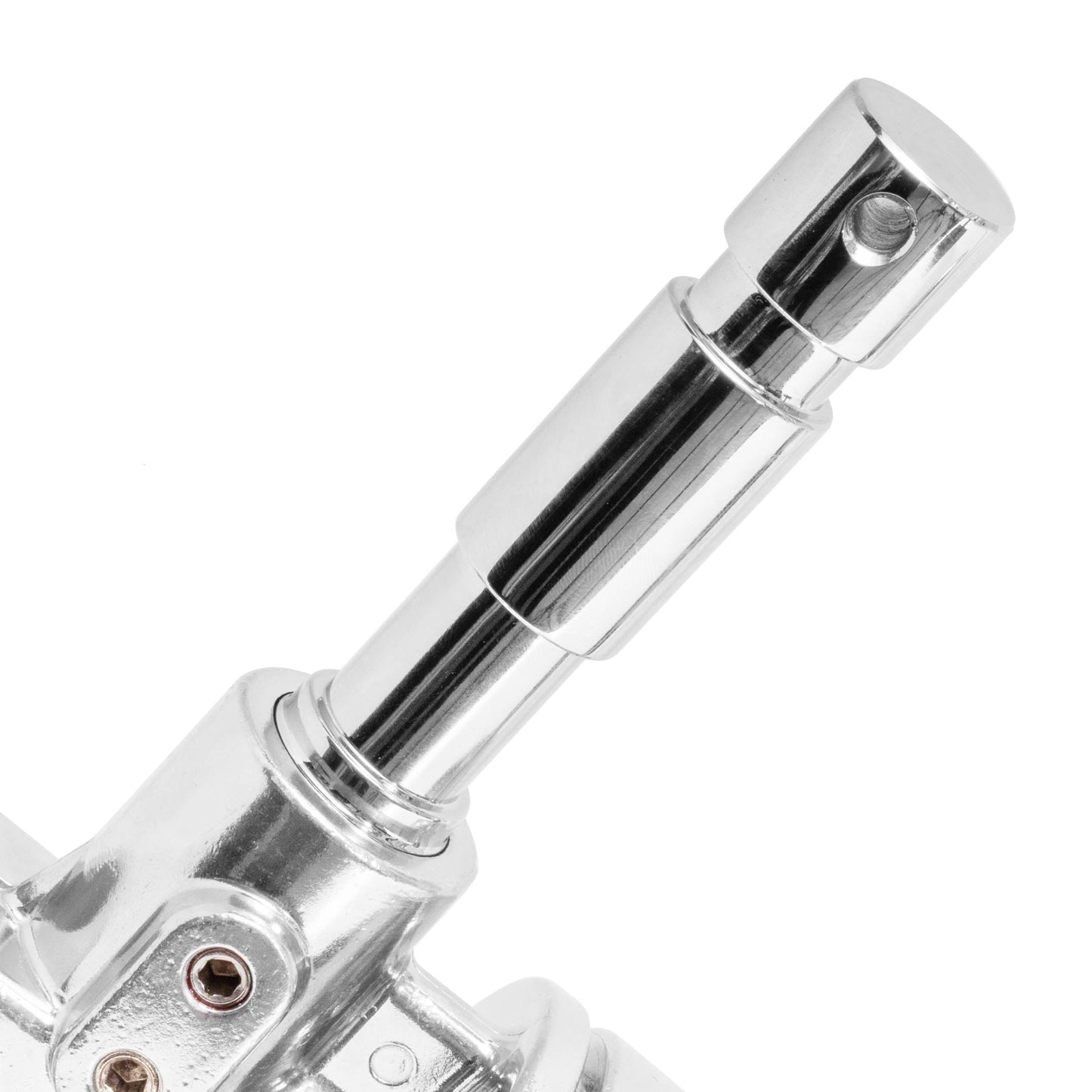 Close up of the PiXAPRO Heavy-Duty 3.5" Junior Grip Head's 1-1/8" (28mm) Junior Pin Connector