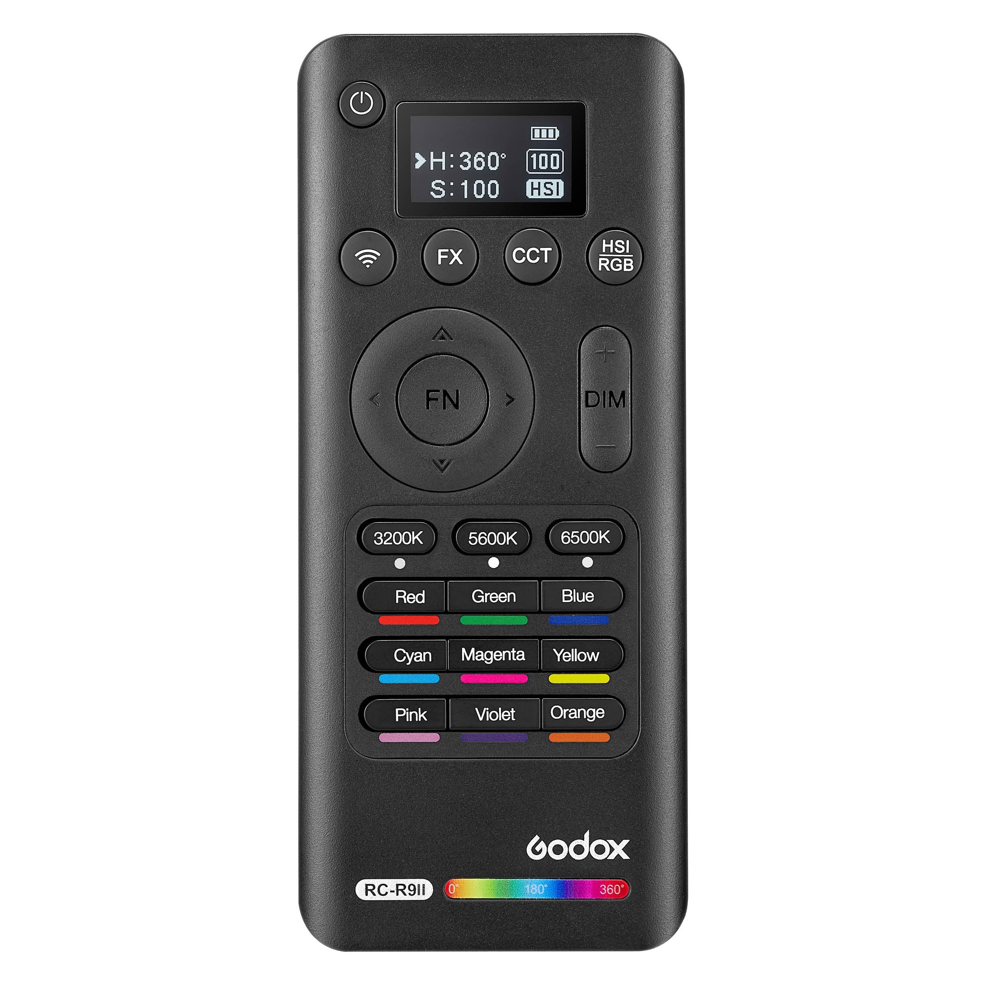 RC-R9II 2.4GHz Remote Control for GODOX RGB LED Lights