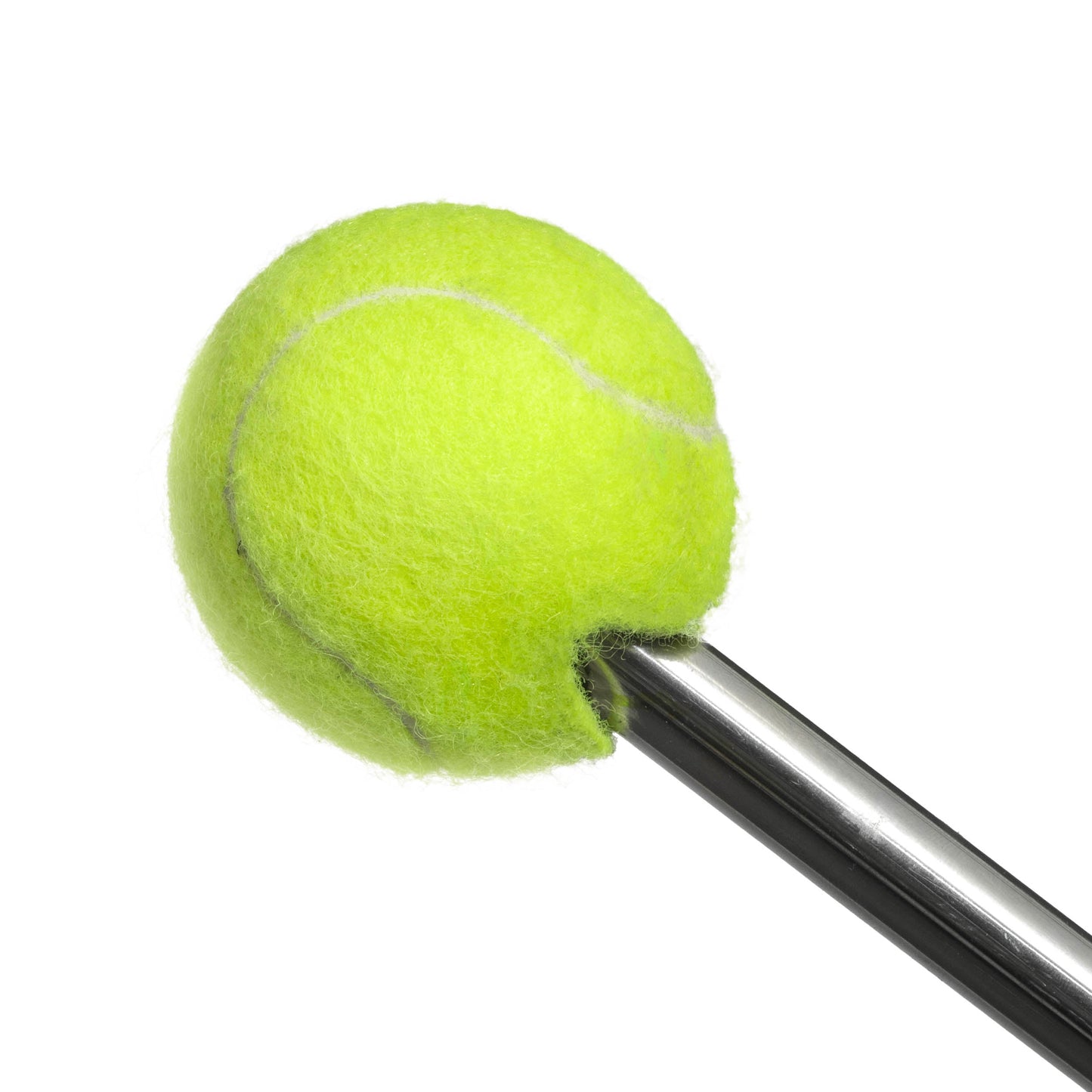 A PiXAPRO PiXABALL Cine High-Visibility Safety Ball placed on the end of a C-Stand Grip Arm