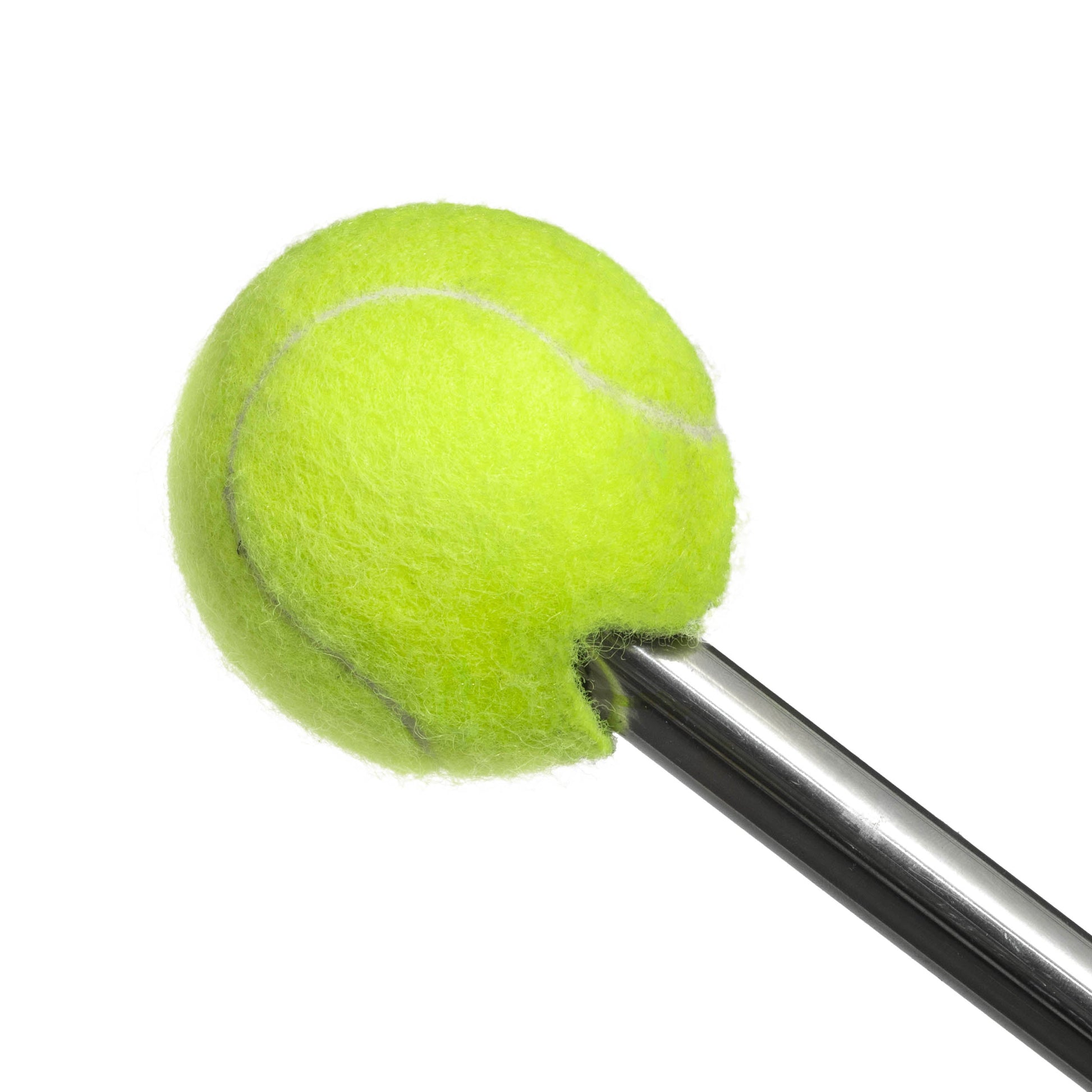 A PiXAPRO PiXABALL Cine High-Visibility Safety Ball placed on the end of a C-Stand Grip Arm