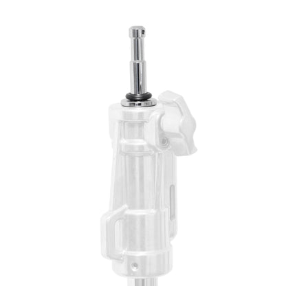 PiXAPRO Junior To Baby-Pin Adapter inserted into the junior receiver on a combo stand