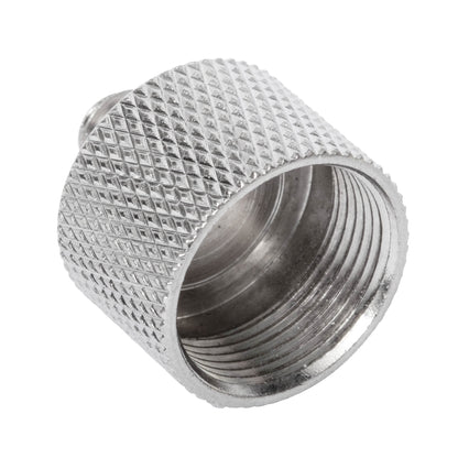 Female 5/8''-27 to Male 1/4''-20 Thread Adapter Showing 5/8" Thread