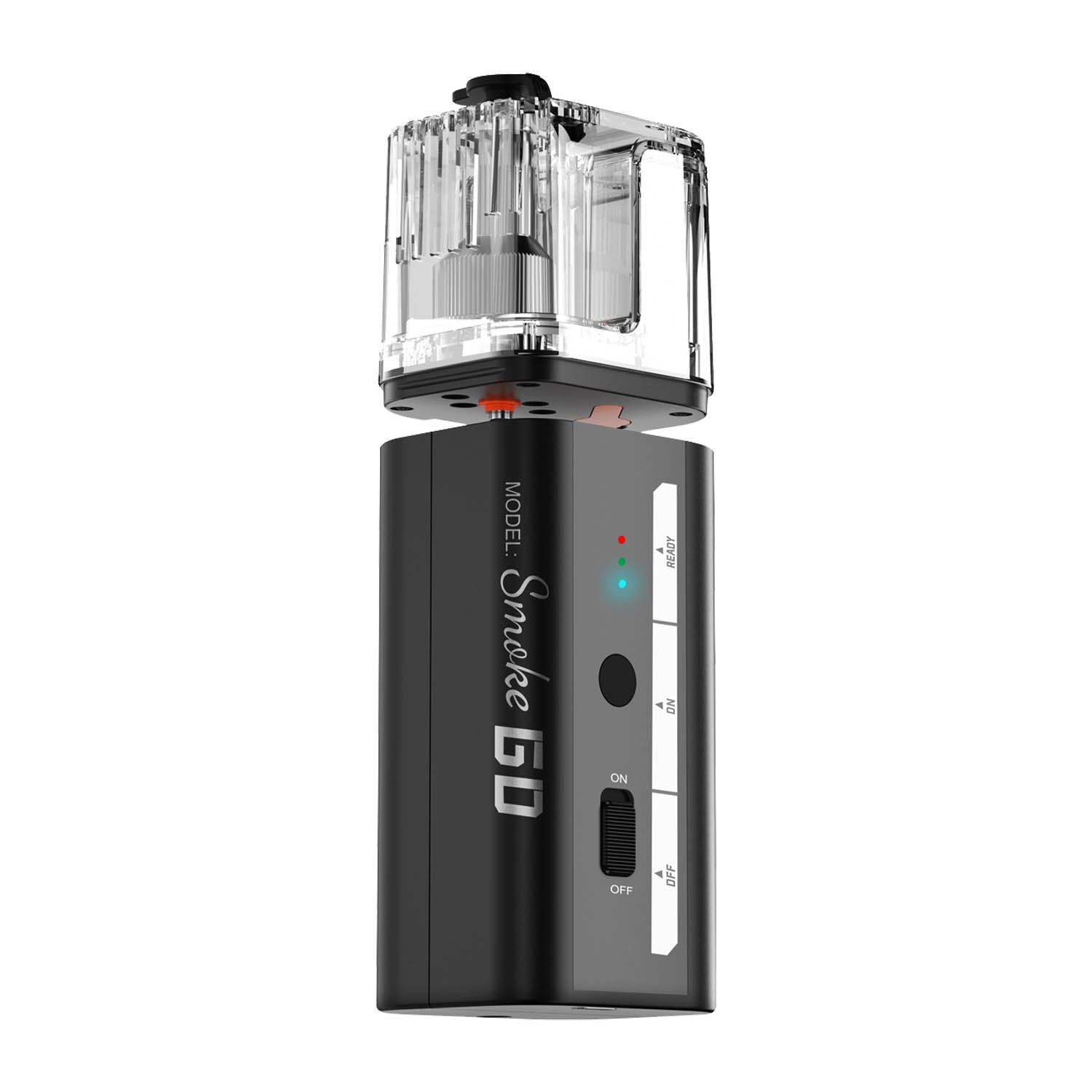LensGo Smoke Go Compact Portable Fog Machine with Tank Partially detached