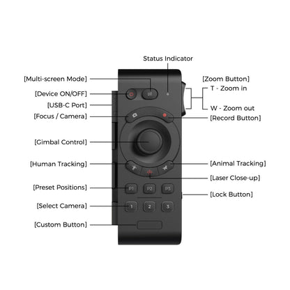 Tail Air Smart Remote for Tail Air and Tail 2 Streaming Camera (ORB-2205-CT)