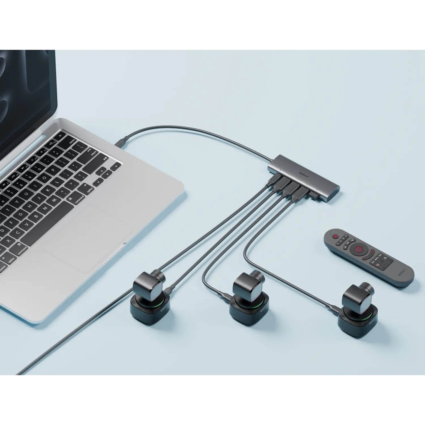 3-in-1 USB 3.0 Hub for OBSBOT Tiny 2 Cameras (OHB-2307-CW)