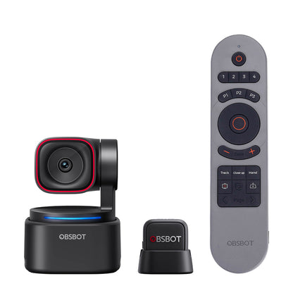 OBSBOT Tiny 3 Lite Streaming Kit with VOX SE Microphone & Smart Remote 2