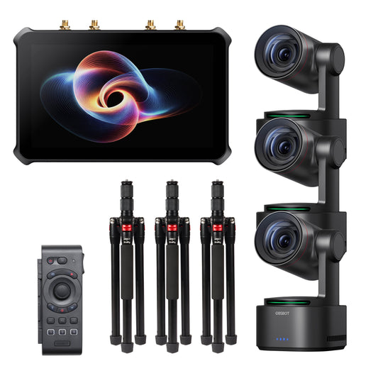 OBSBOT Talent 2 & Tail 2 Three-Camera 4K Streaming Production Kit