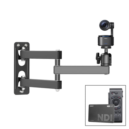 OBSBOT Tail 2 AI-Powered 4K PTZR Camera Wall-Mounted Kit 