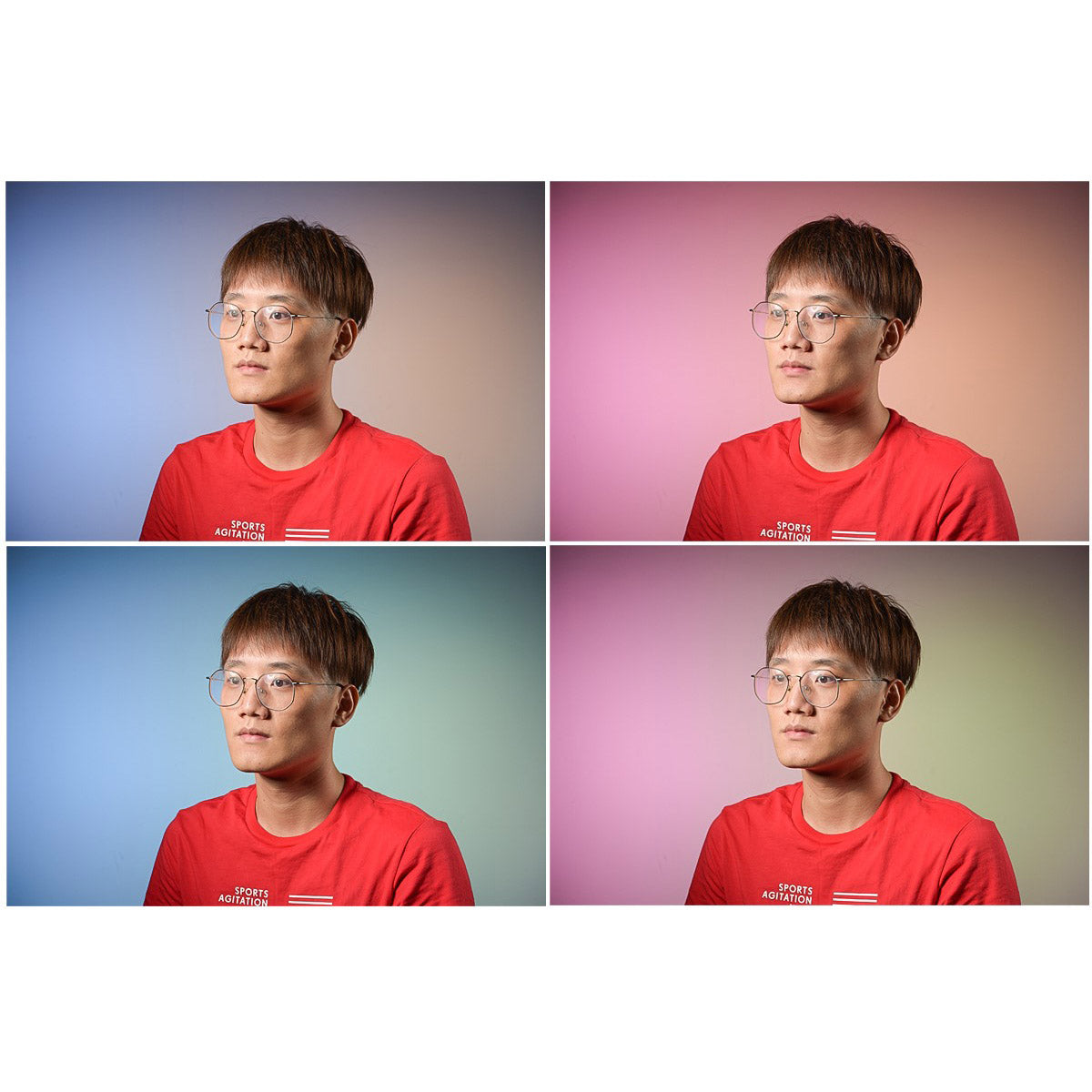 Image Taken Using V-11T Round Head Colour Correction Gel Set