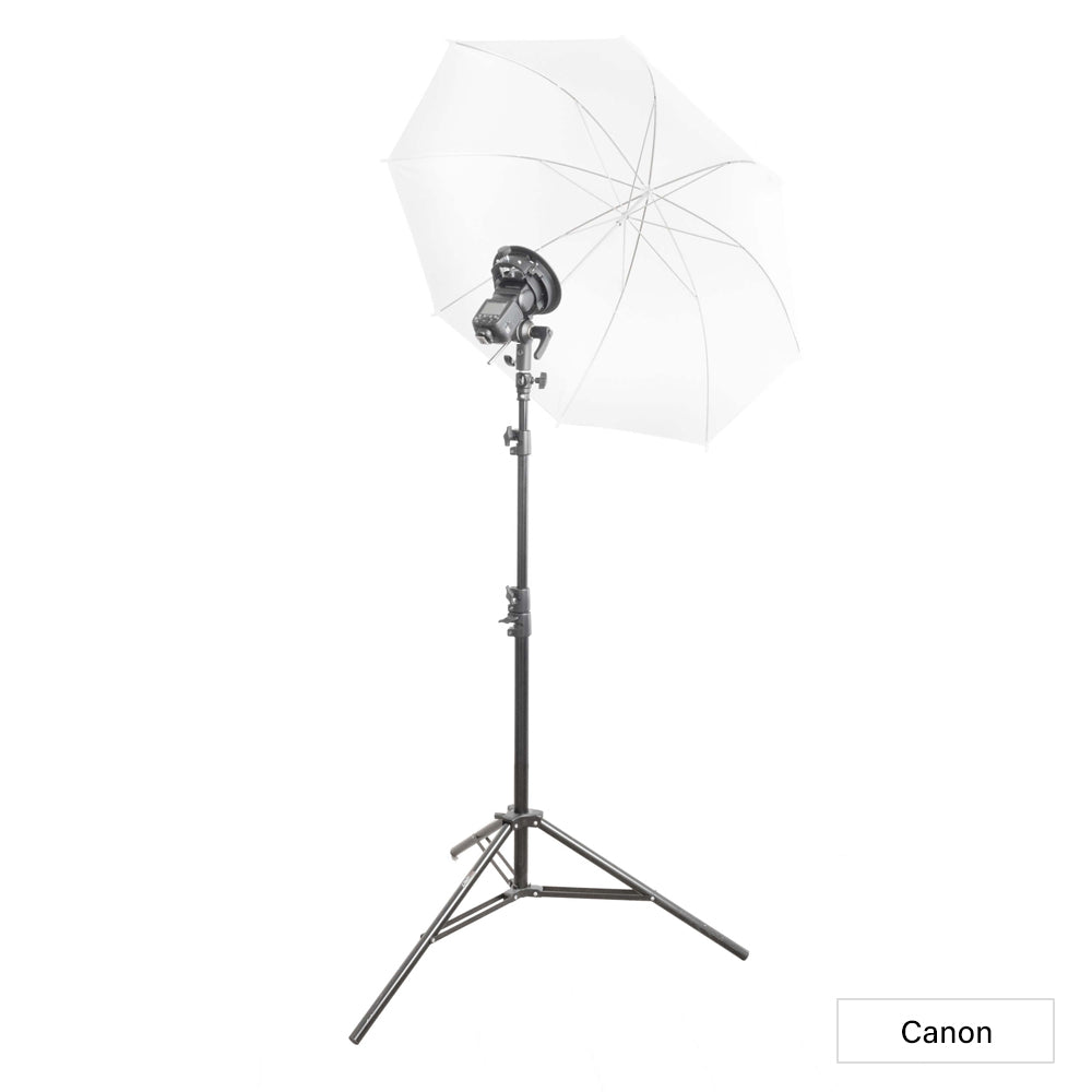LI-ION580 II Speedlite Shoot-Thru Umbrella Kit For Canon 