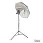 V1 Single Flash Silver Bounce Umbrella Lighting Kit