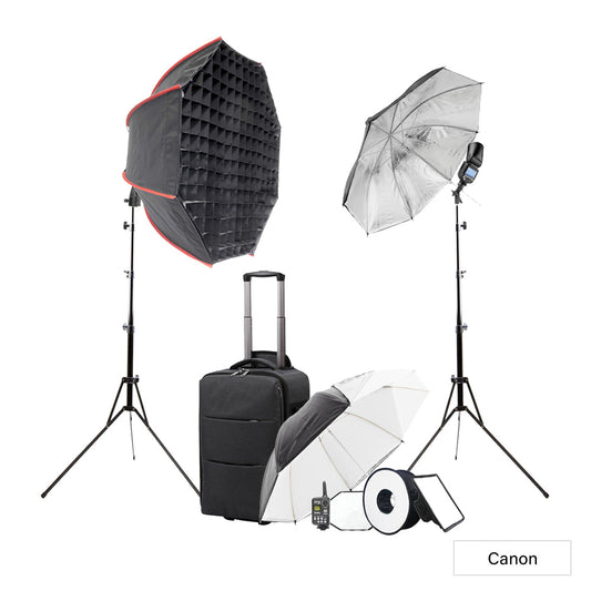 Godox V1 Student Speedlite Lighting Kit with Dual Flash & Modifiers