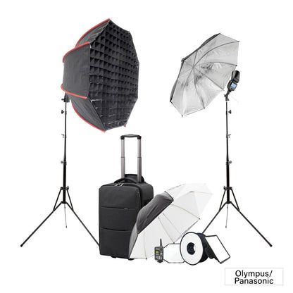Godox V1 Student Speedlite Lighting Kit with Dual Flash & Modifiers
