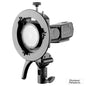 New and improved PIXAPRO SMART Speedlite Adapter Bracket (Godox S2 Bracket) For Panasonic 