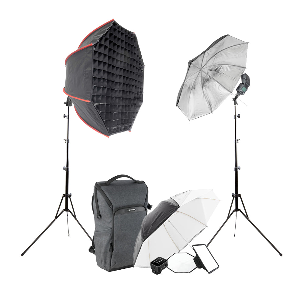 Godox V860III Student Lighting Kit with Dual Flash & Modifiers